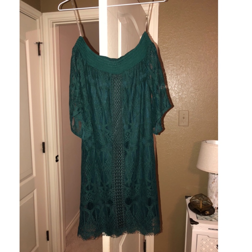 Over The Shoulder Lace Dress